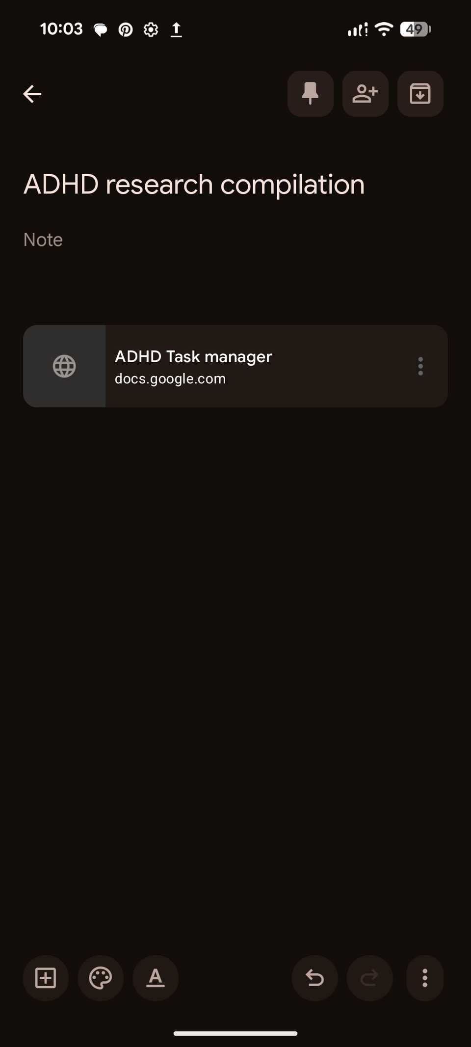 скрытые возможности Google Keep — иллюстрация 2 к материалу скрытые возможности Google Keep — иллюстрация 2 к материалу