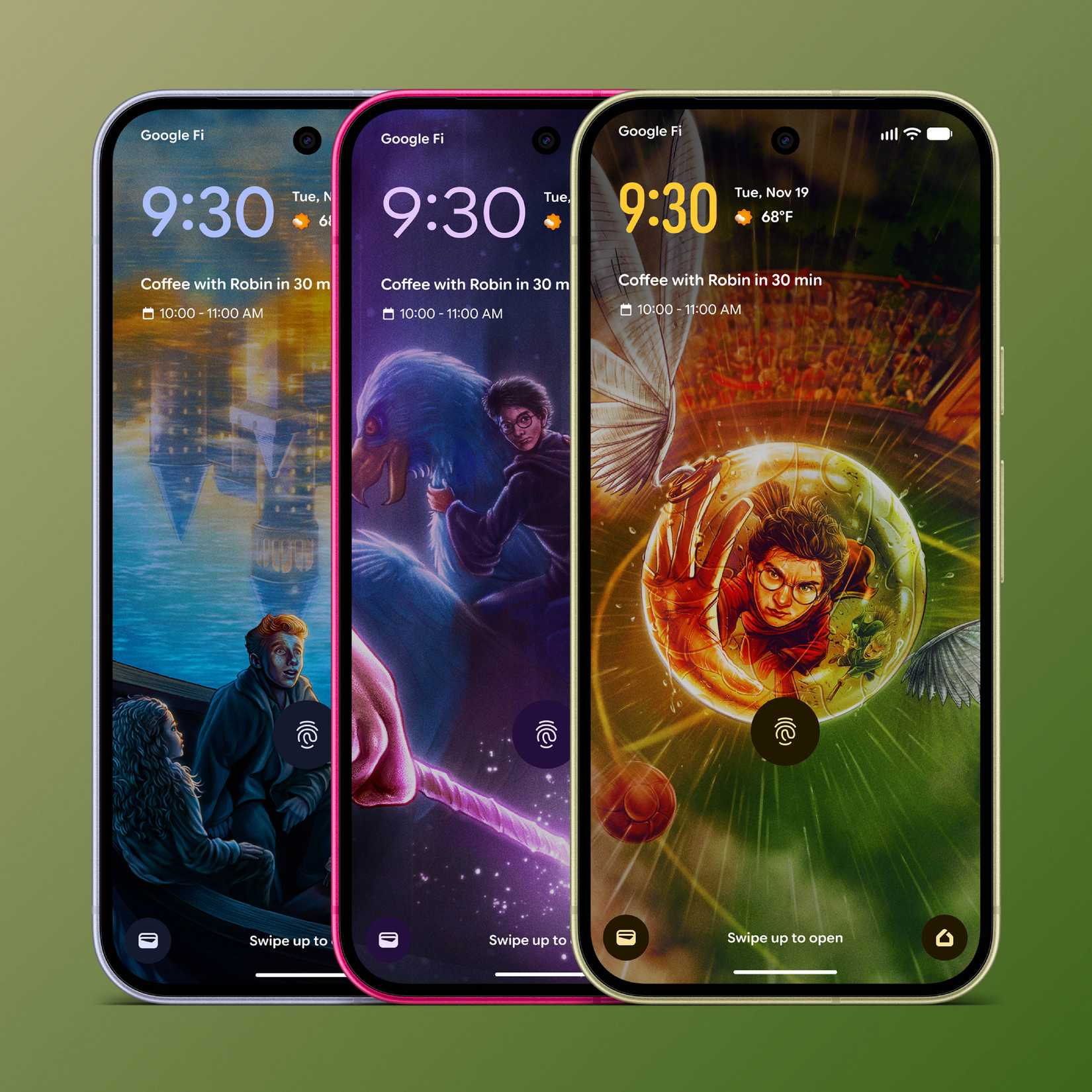 The Harry Potter themes in the September Pixel Drop.