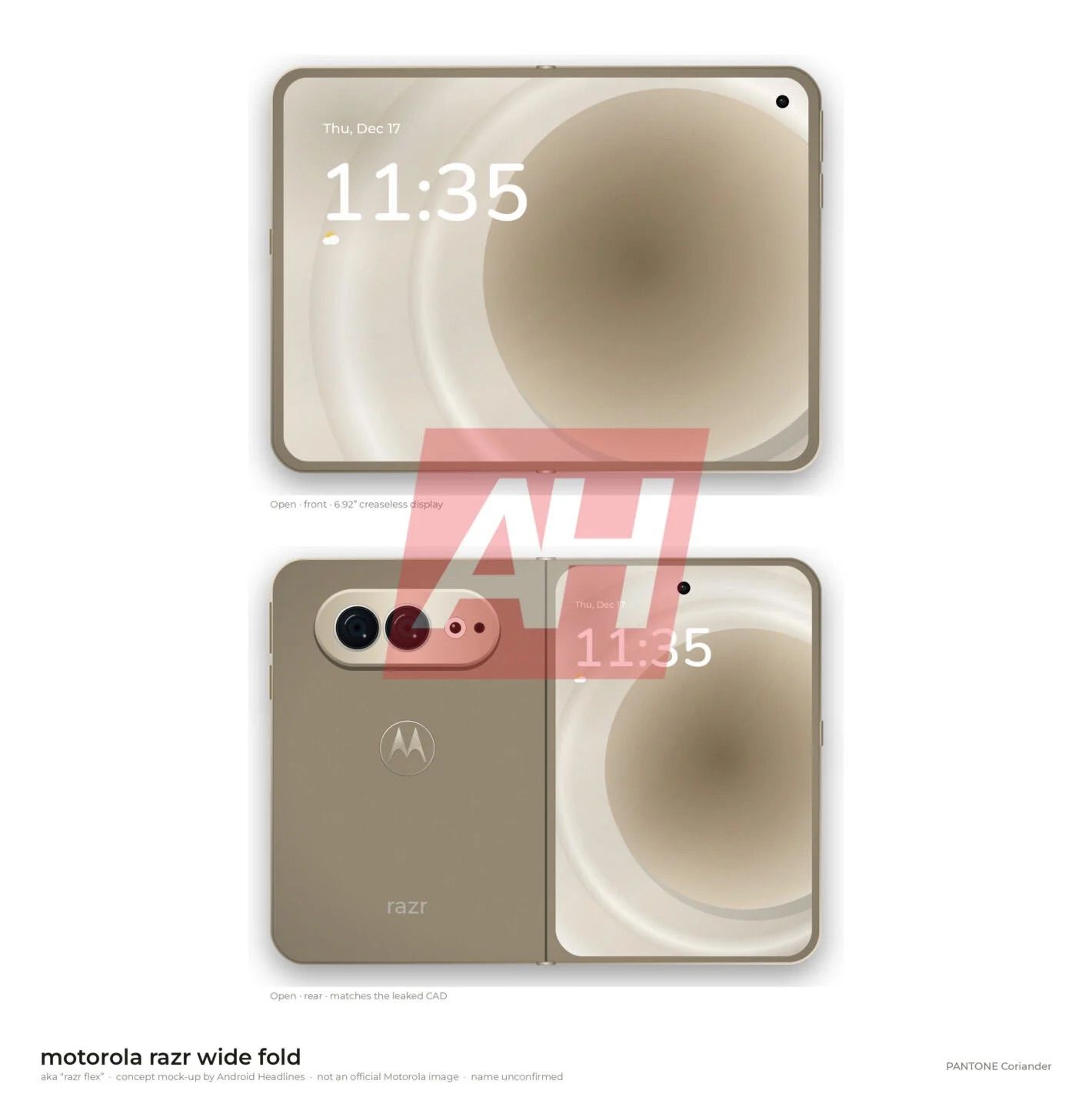 Motorola Razr Wide Fold Coriander