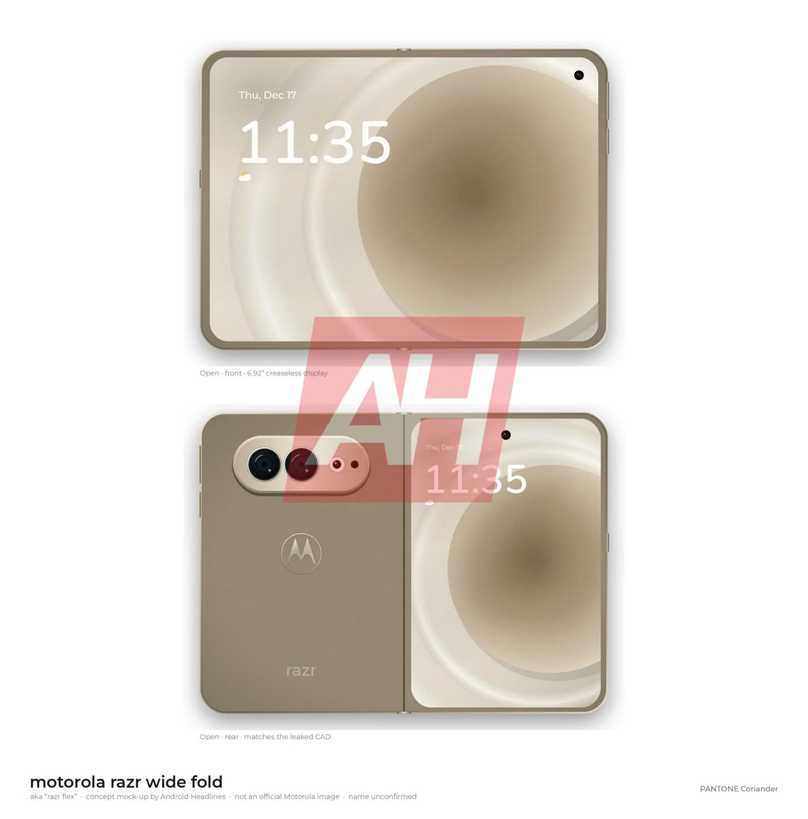 Motorola Razr Wide Fold Coriander