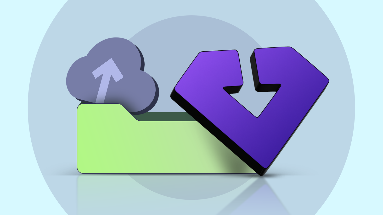Obtainium logo with an archive folder.