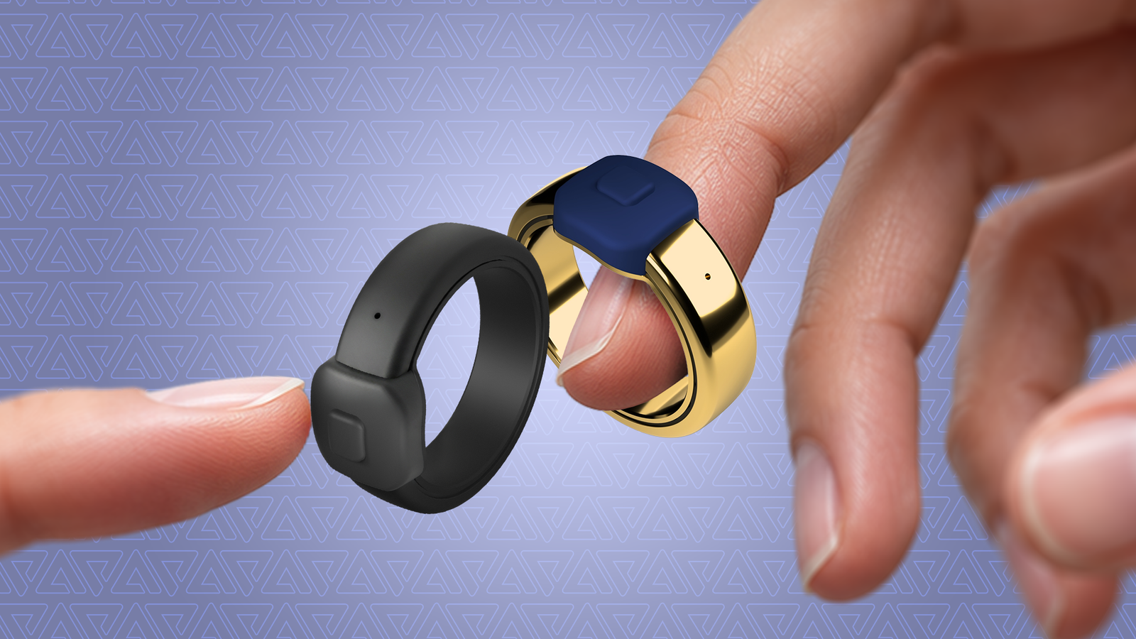 Умное кольцо Pebble Index 01: замена смарт-часам и приложениям для заметок Умное кольцо Pebble Index 01 на пальце рядом с другим черным кольцом