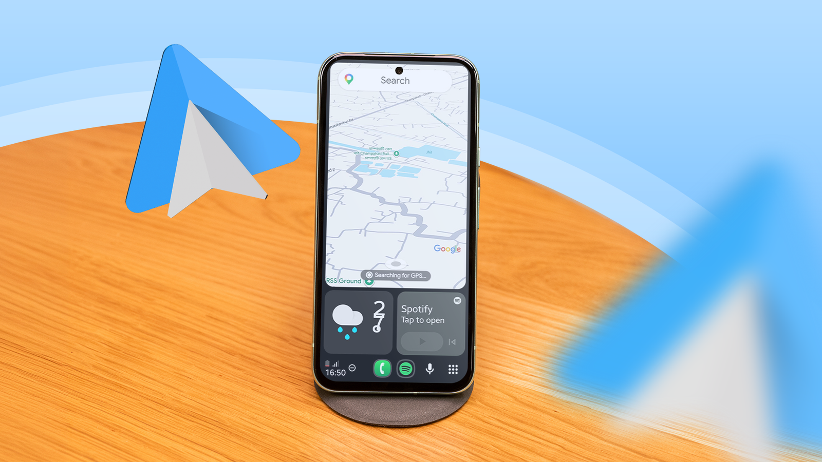 Как превратить Android-смартфон в полноценный дисплей для работы с интерфейсом Android Auto Смартфон с запущенным интерфейсом Android Auto