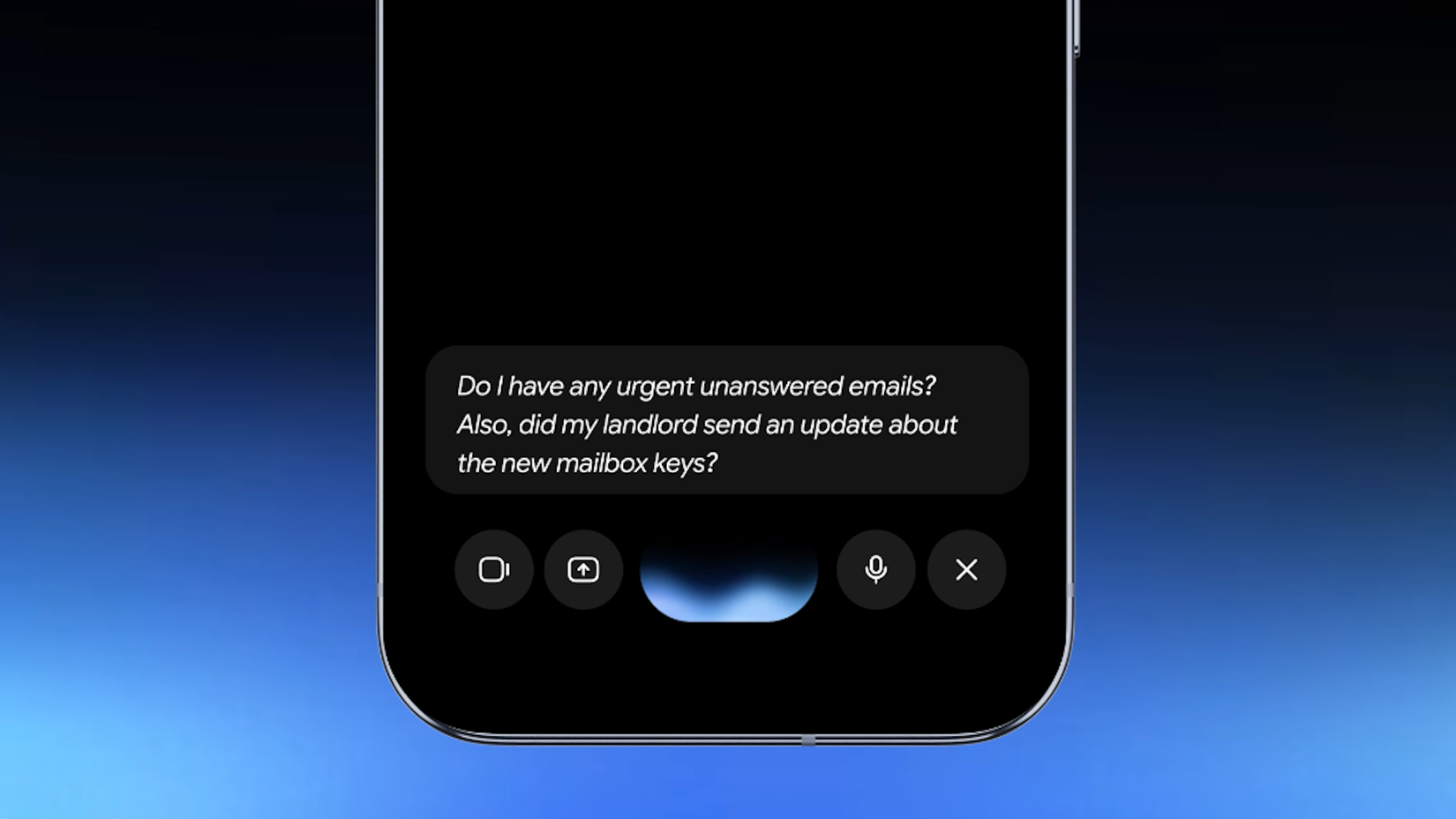Schermata della demo di Gemini Live