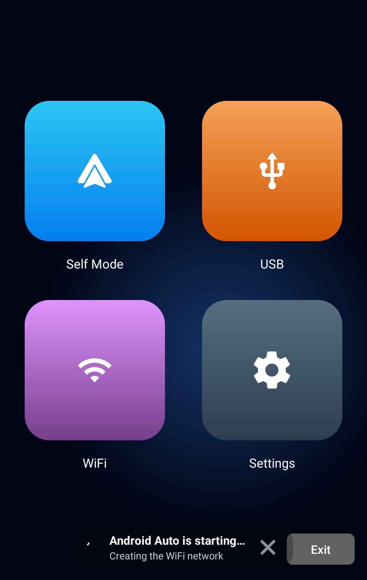 Open Headunit's main page.