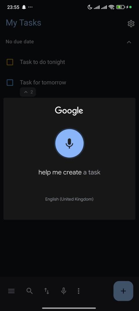Tasks.org Gboard voice input