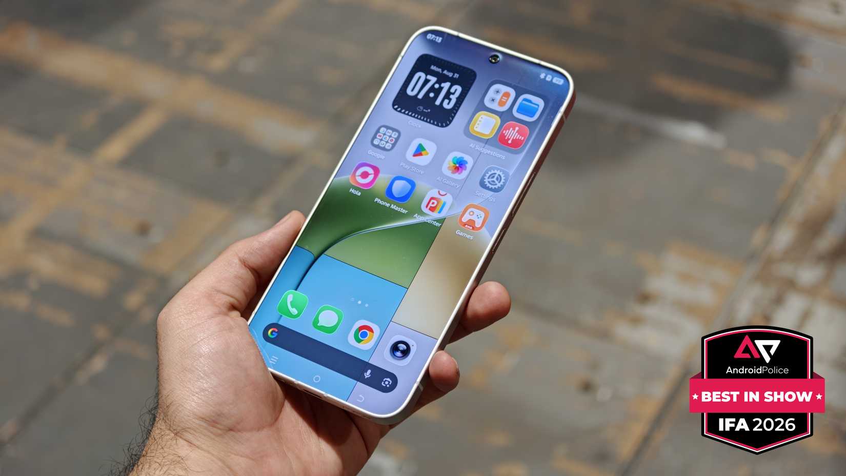 Tecno's concept phone shown at IFA 2026