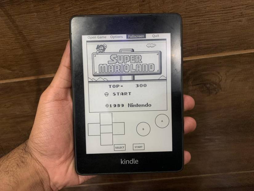 This Kindle plays Super Mario.