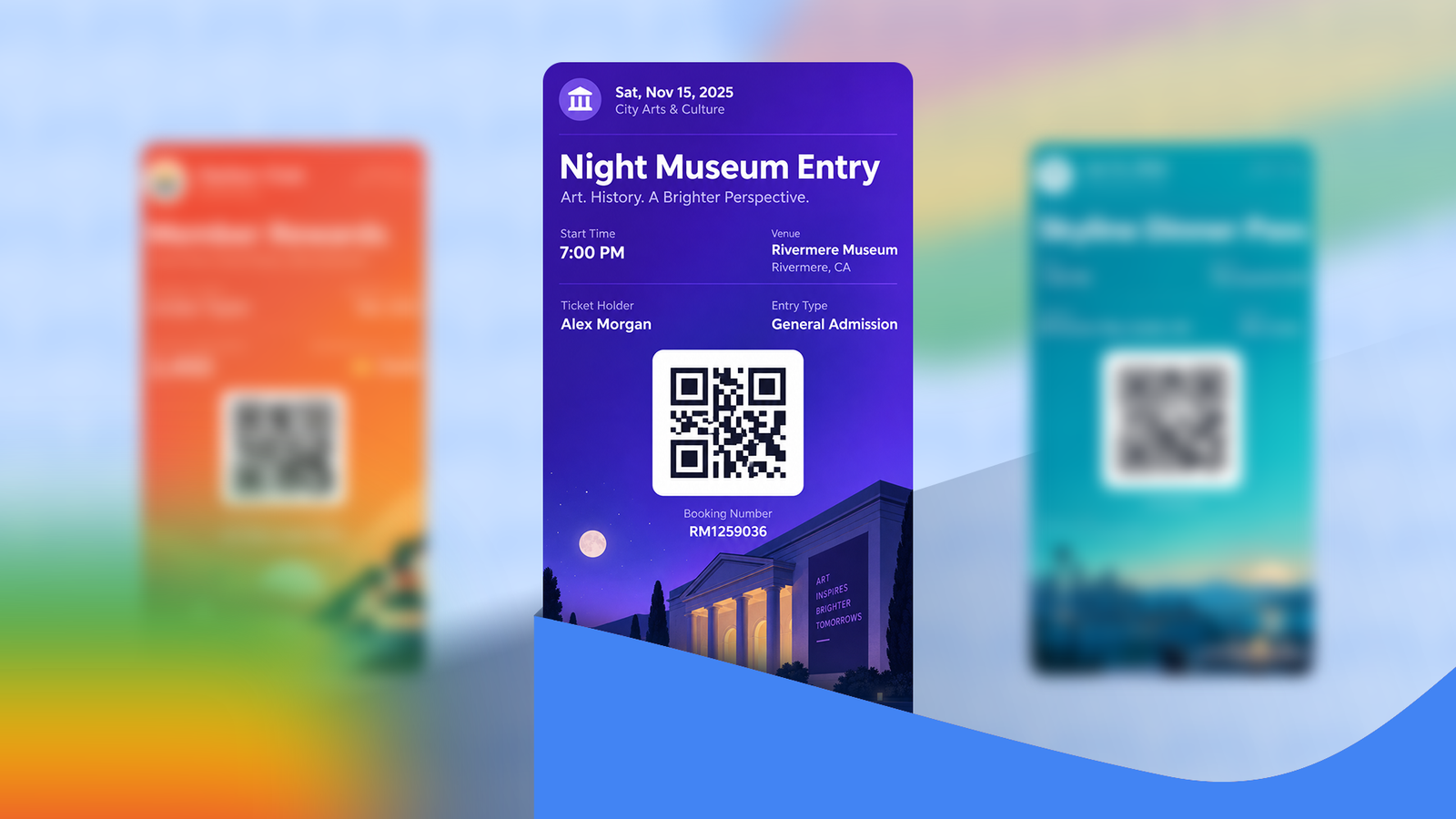 Как создавать пользовательские пропуска в Google Wallet для хранения любой информации Три примера пользовательских пропусков в стиле Google Wallet