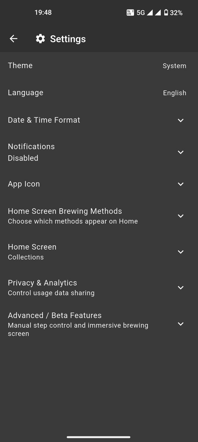 TimerCoffee Android app interface (3)