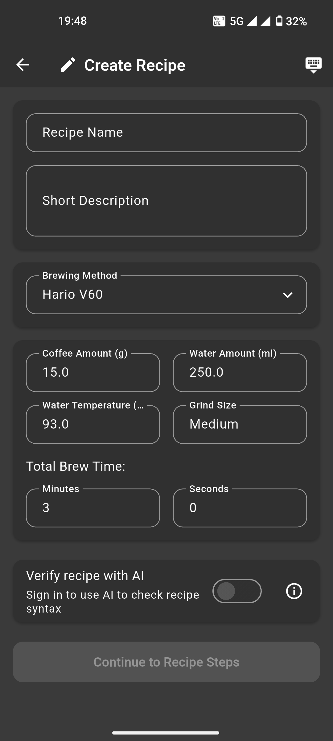 TimerCoffee Android app interface (4)