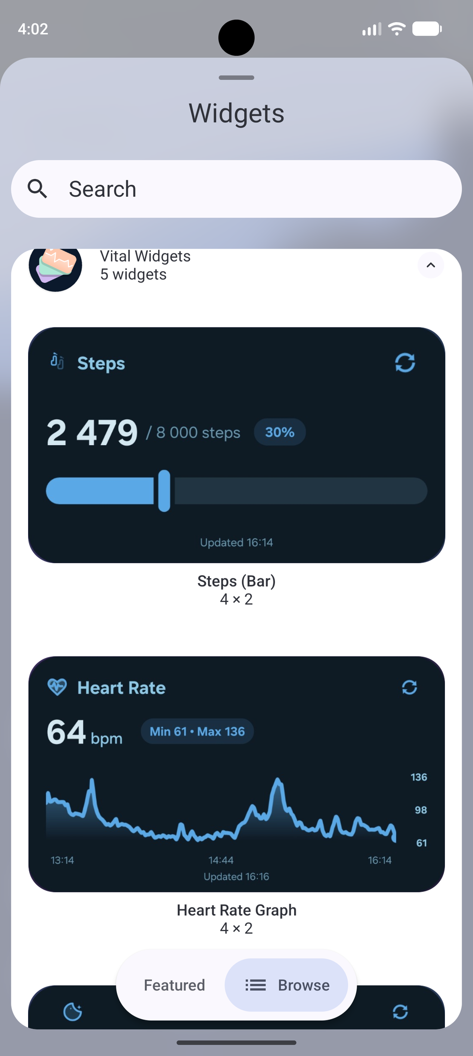 виджет Google Health — иллюстрация 5 к материалу виджет Google Health — иллюстрация 5 к материалу