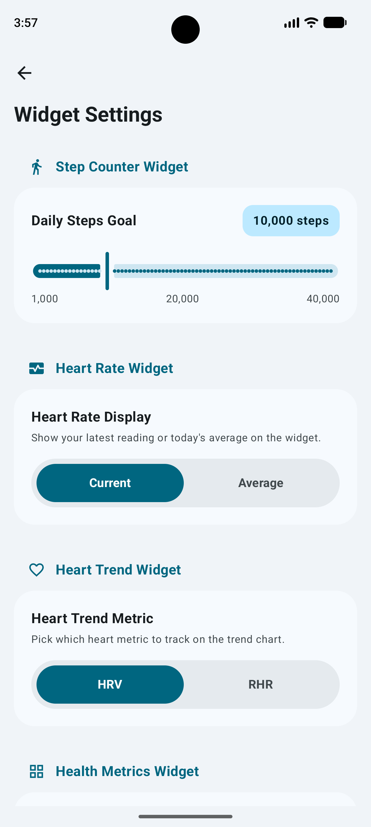 виджет Google Health — иллюстрация 3 к материалу