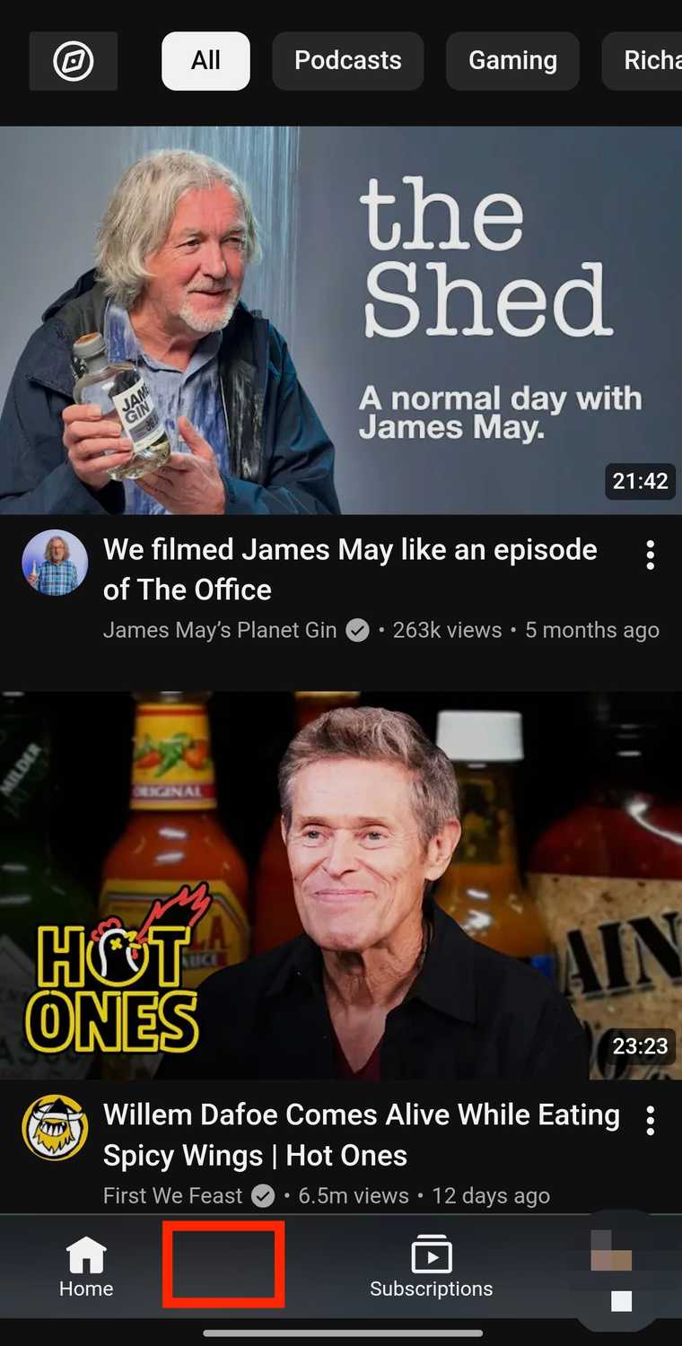 YouTube shorts missing in Brave