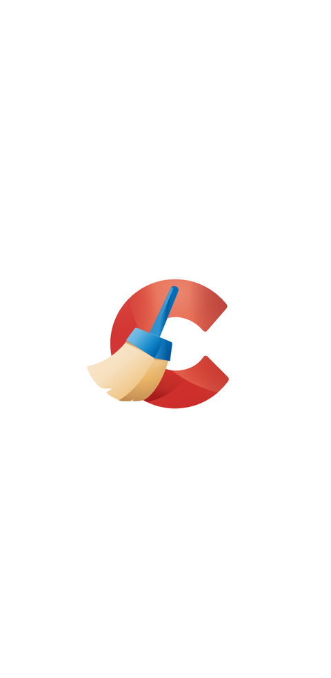 CCleaner logo on its booting page