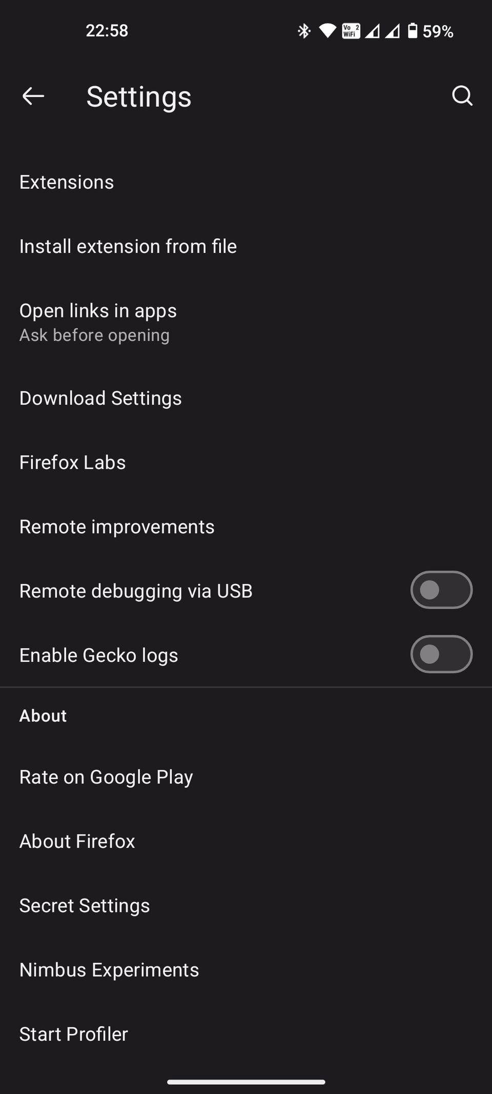 Firefox extensions menu (6)