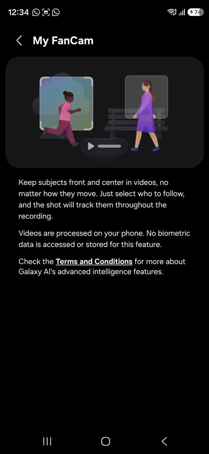 Galaxy AI My FanCam