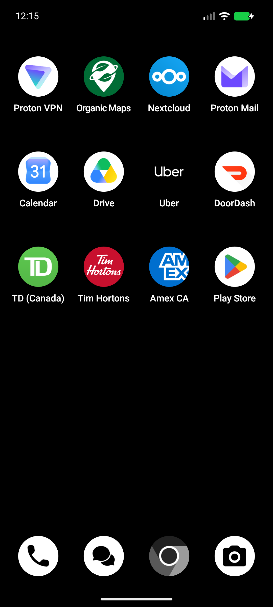 GrapheneOS-home-screen-apps