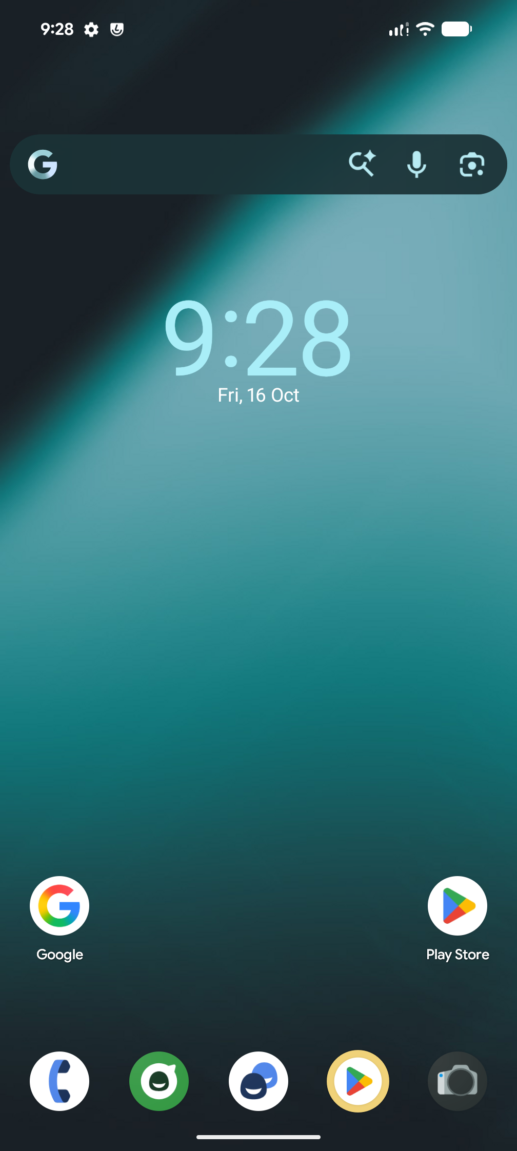 LineageOS 26 home screen