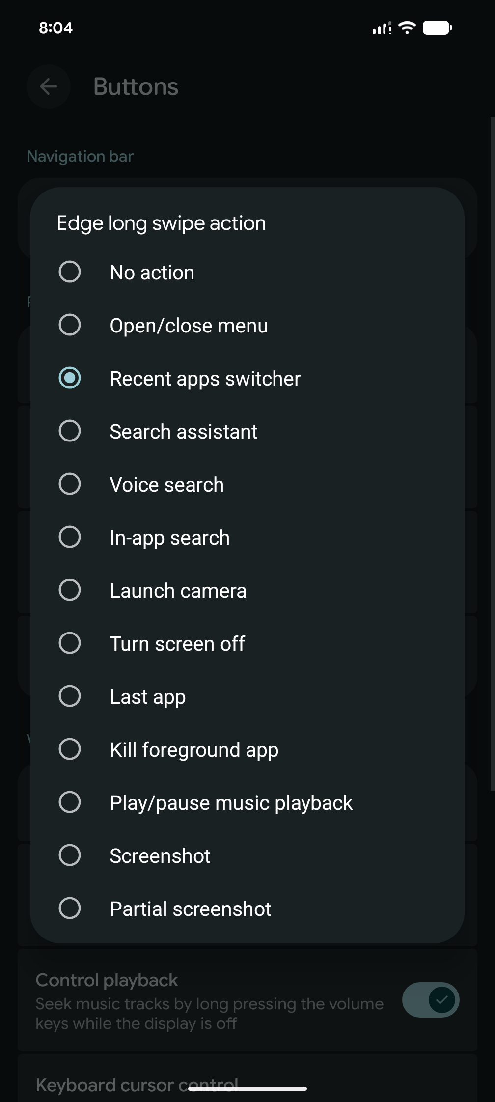 lineageos-26-swipe-customization