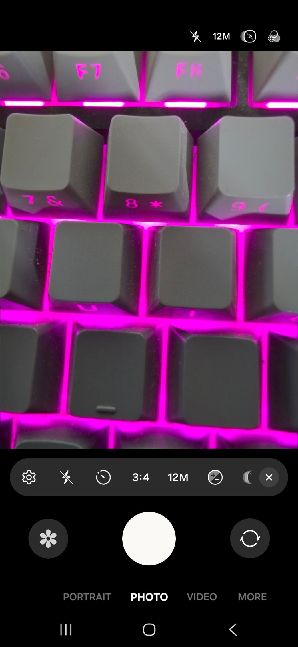 Samsung camera settings