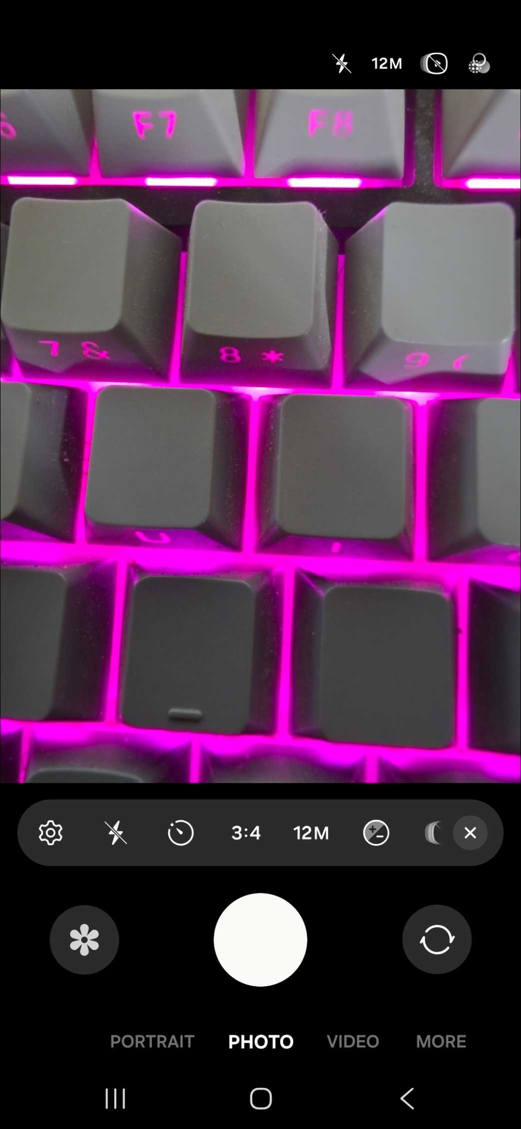 Samsung camera settings
