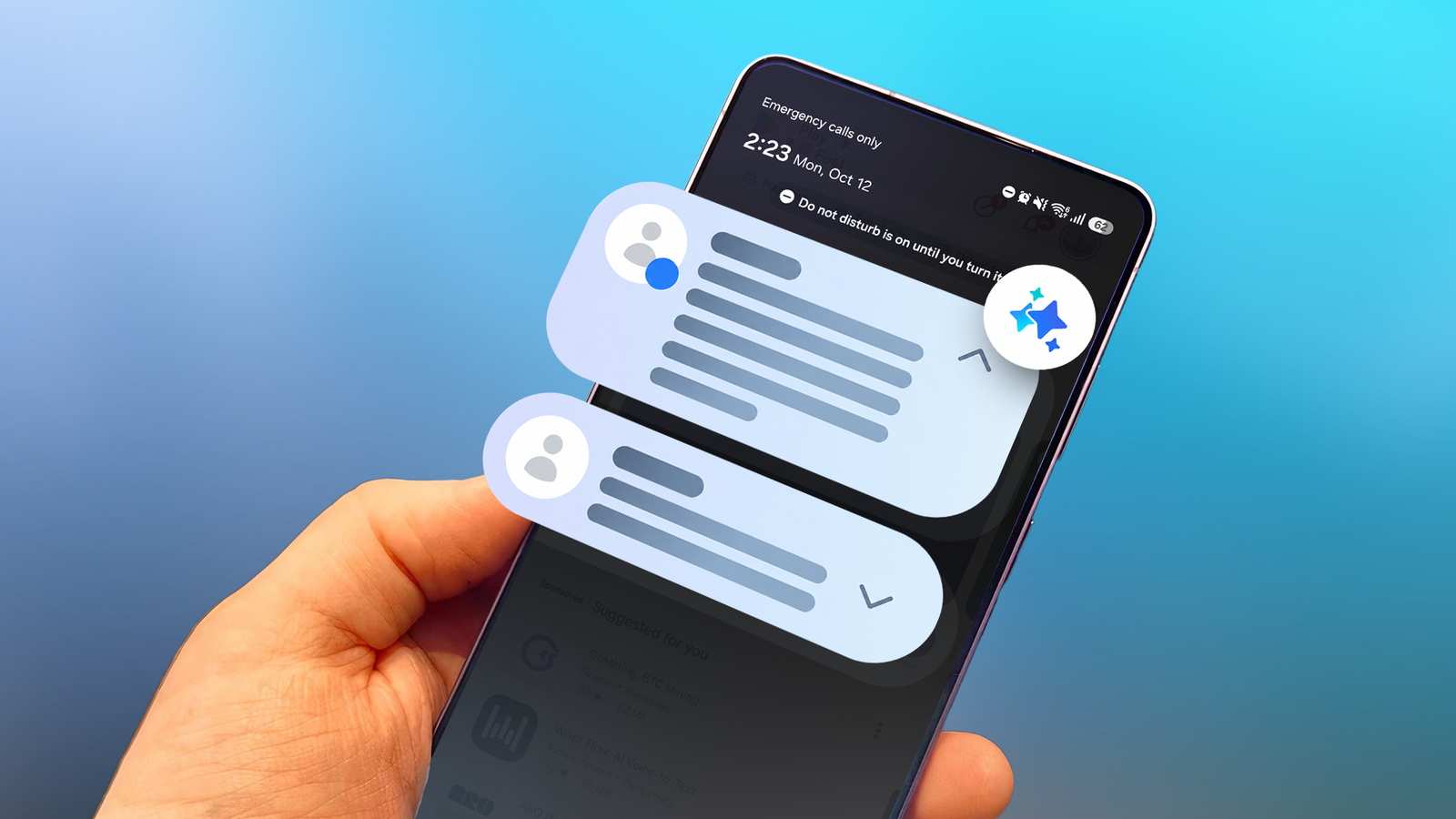 Samsung Galaxy S26 Ultra displaying Notification Highlights.