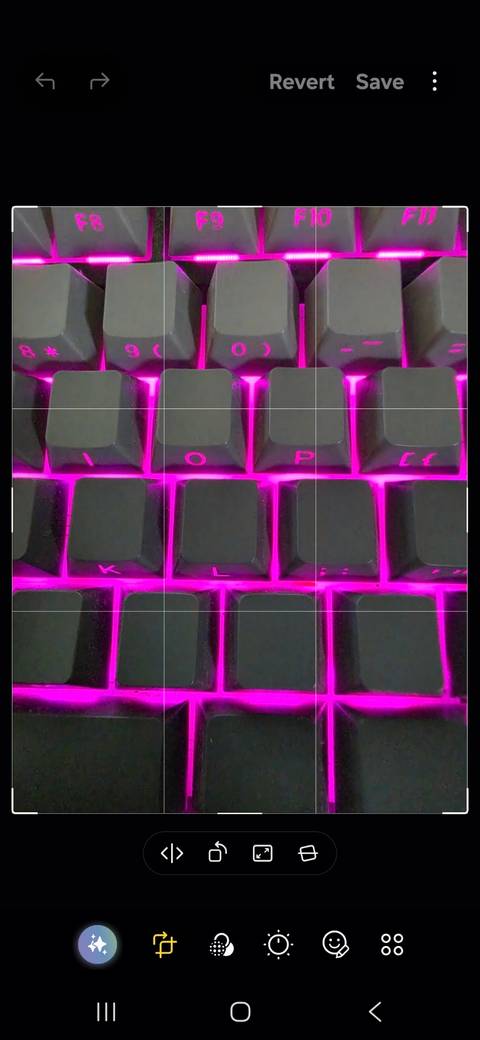 Samsung S26 Ultra crop tool