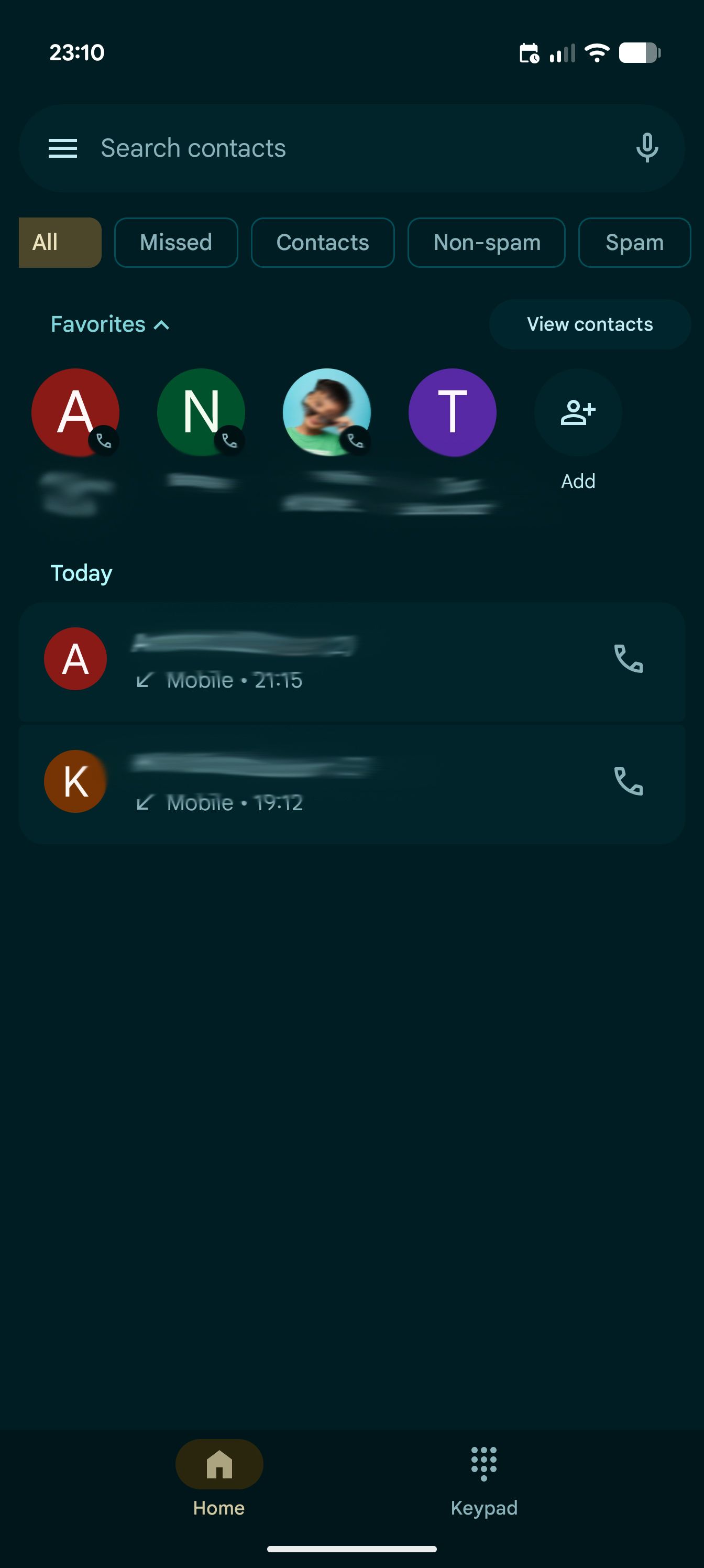 Google Phone dialer app