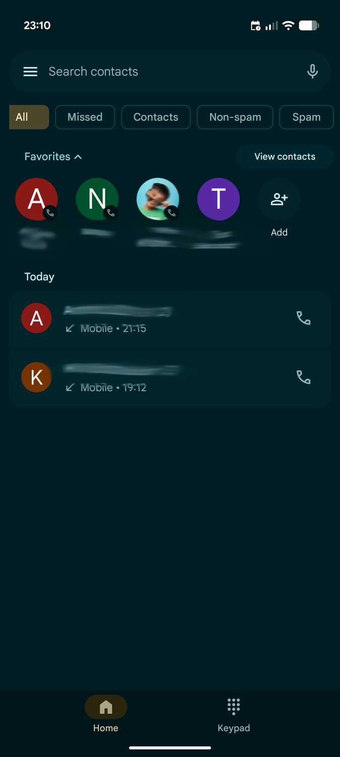 Google Phone dialer app