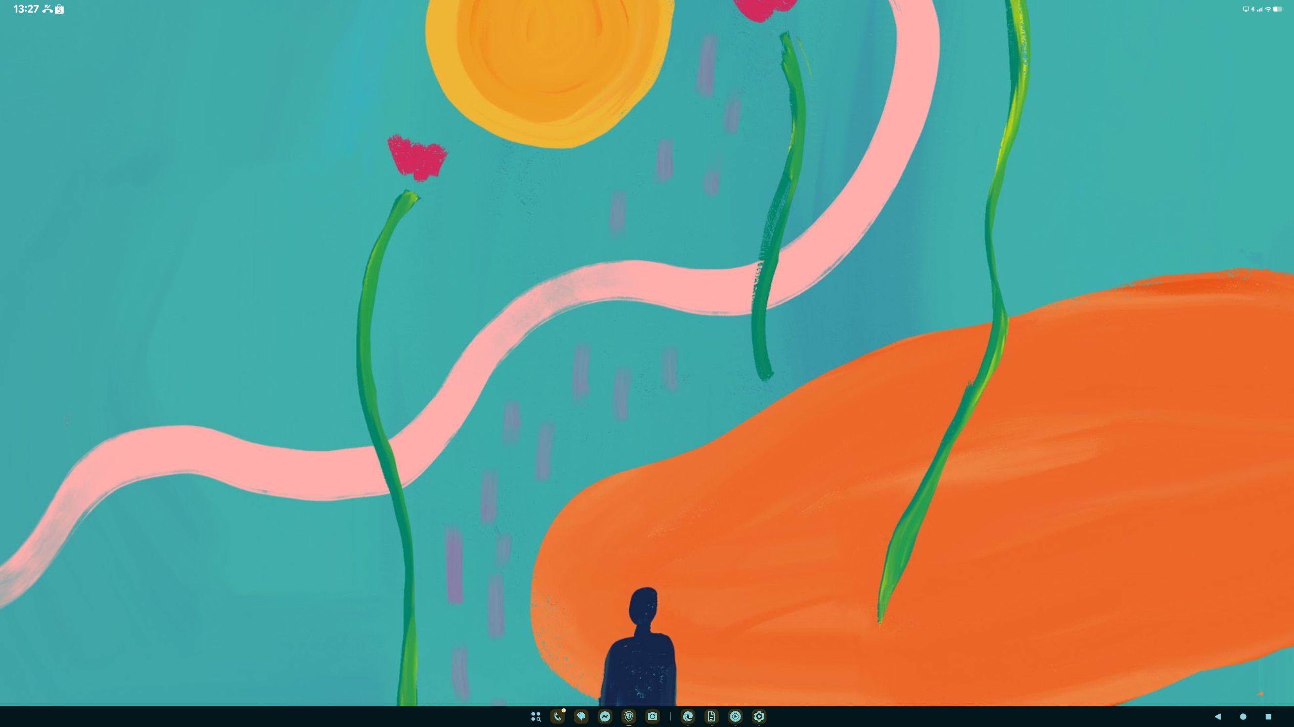 Android Desktop Mode on a Google Pixel phone