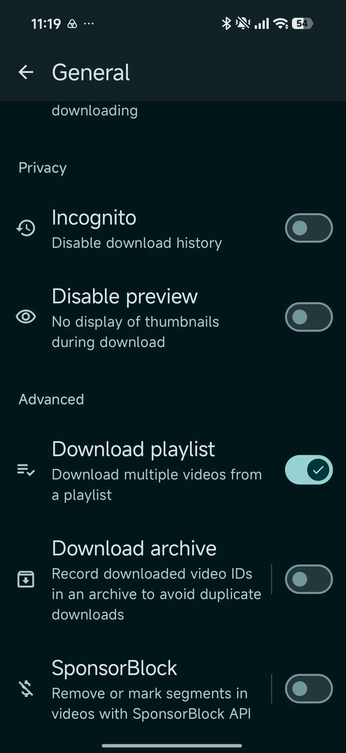Seal download playlist option