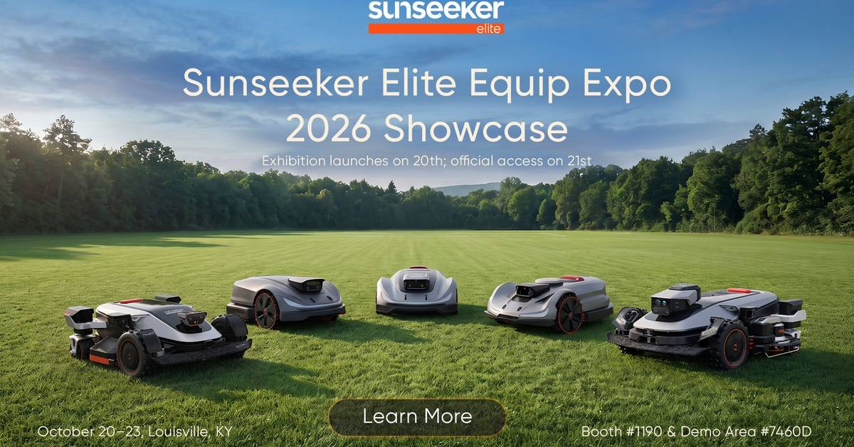 androidpolice.com - Sponsored - Sunseeker Elite takes robotic mowing to the next level at Equip Expo 2026