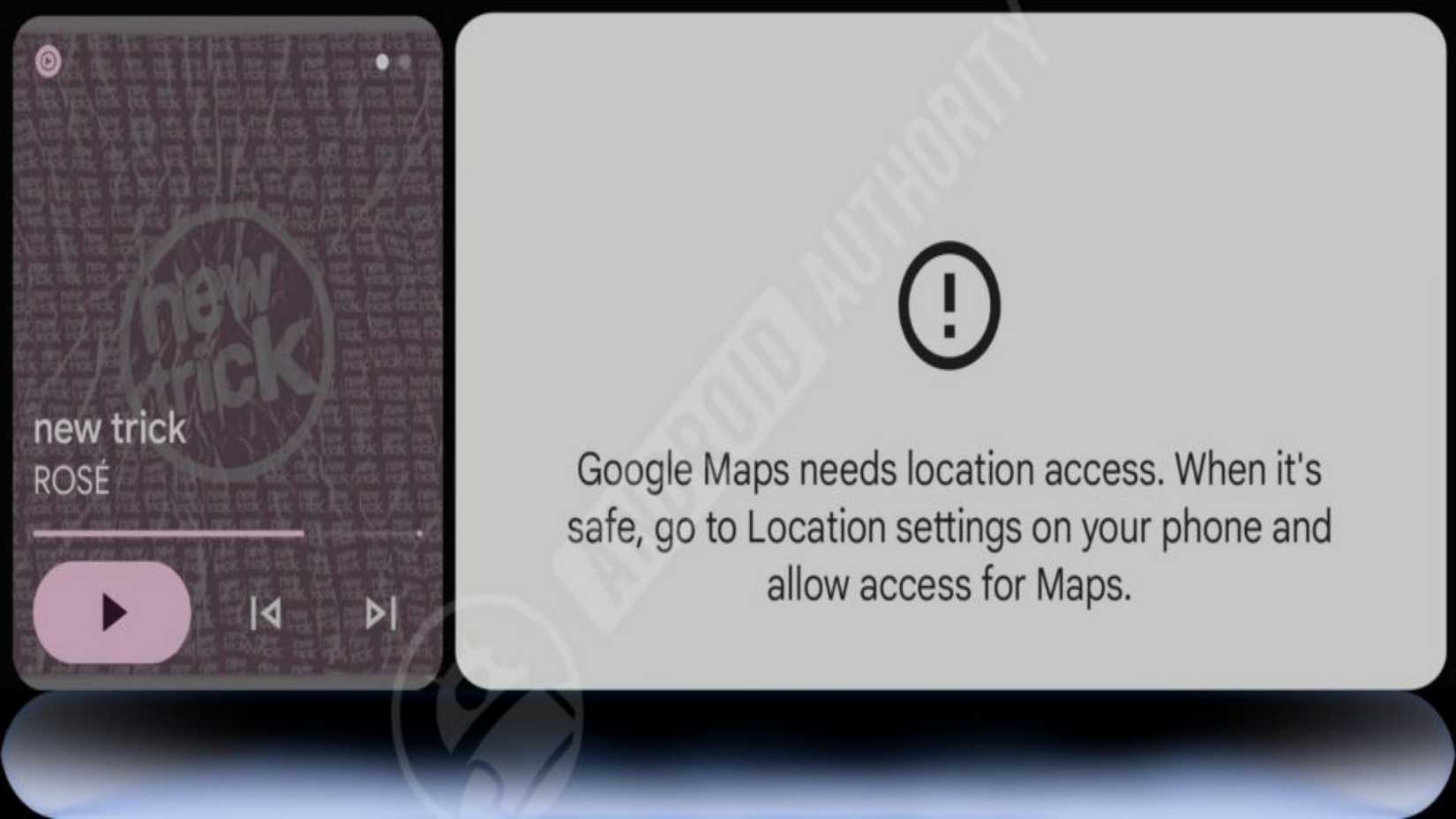 Screenshot showing Gemini's upcoming UI in Android Auto