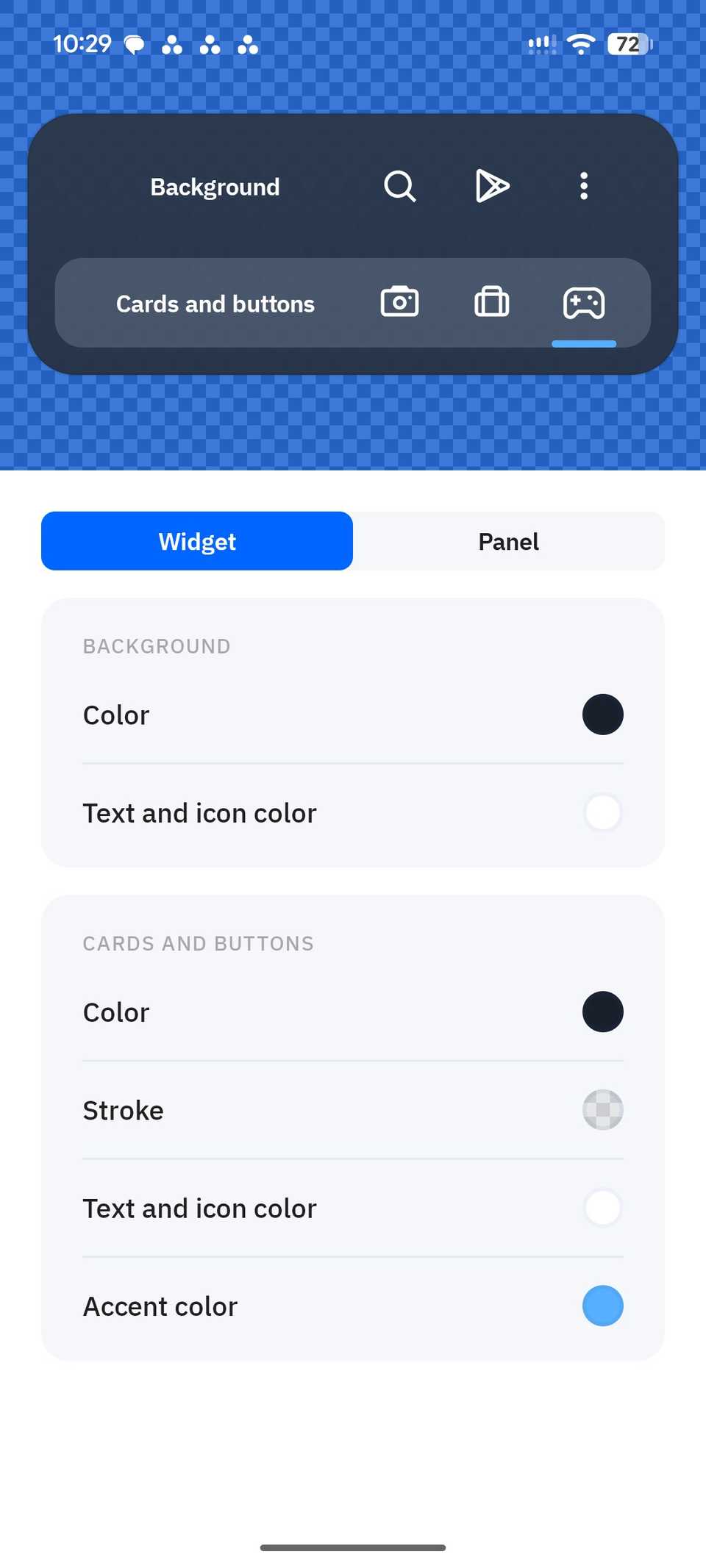 Smart Launcher theming options