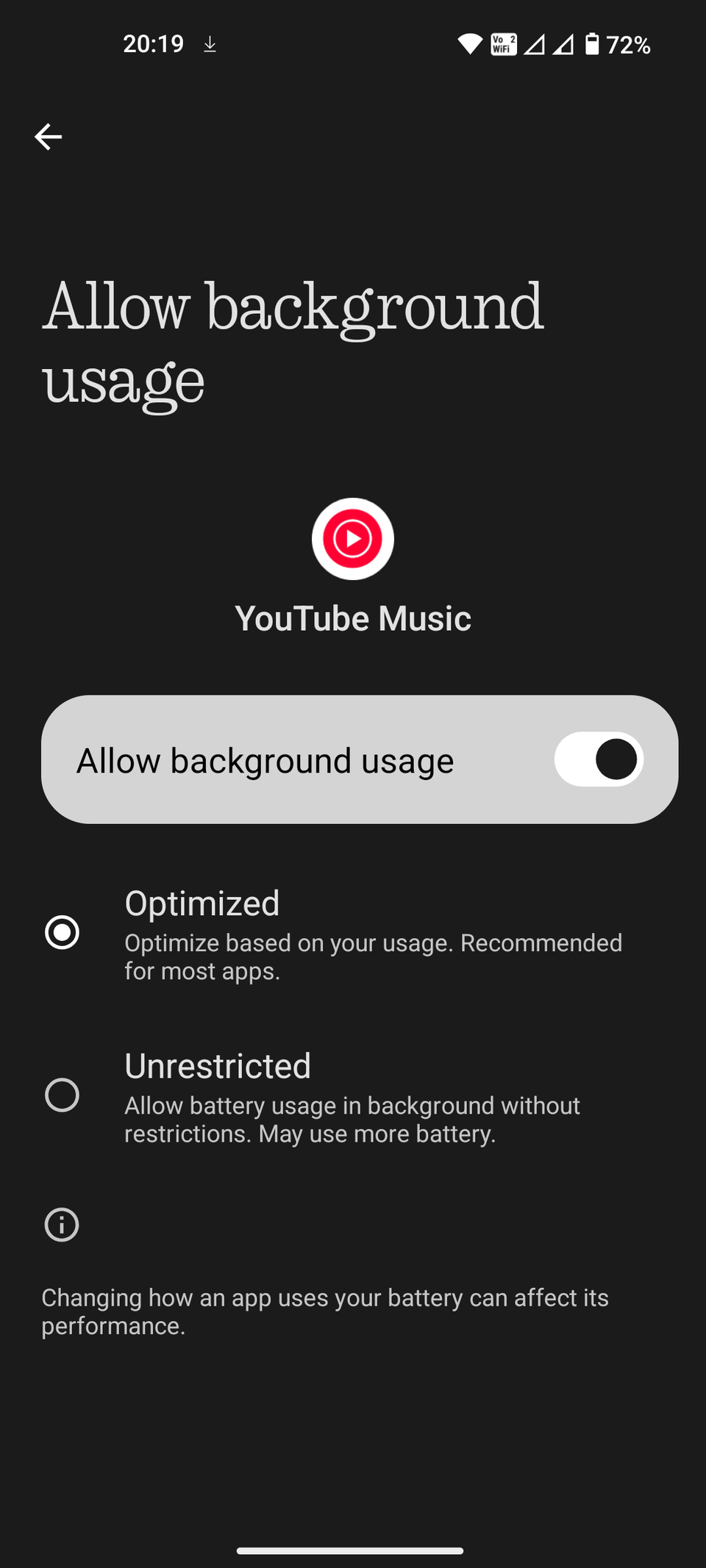 YouTube Music Premium battery drain solution (6)