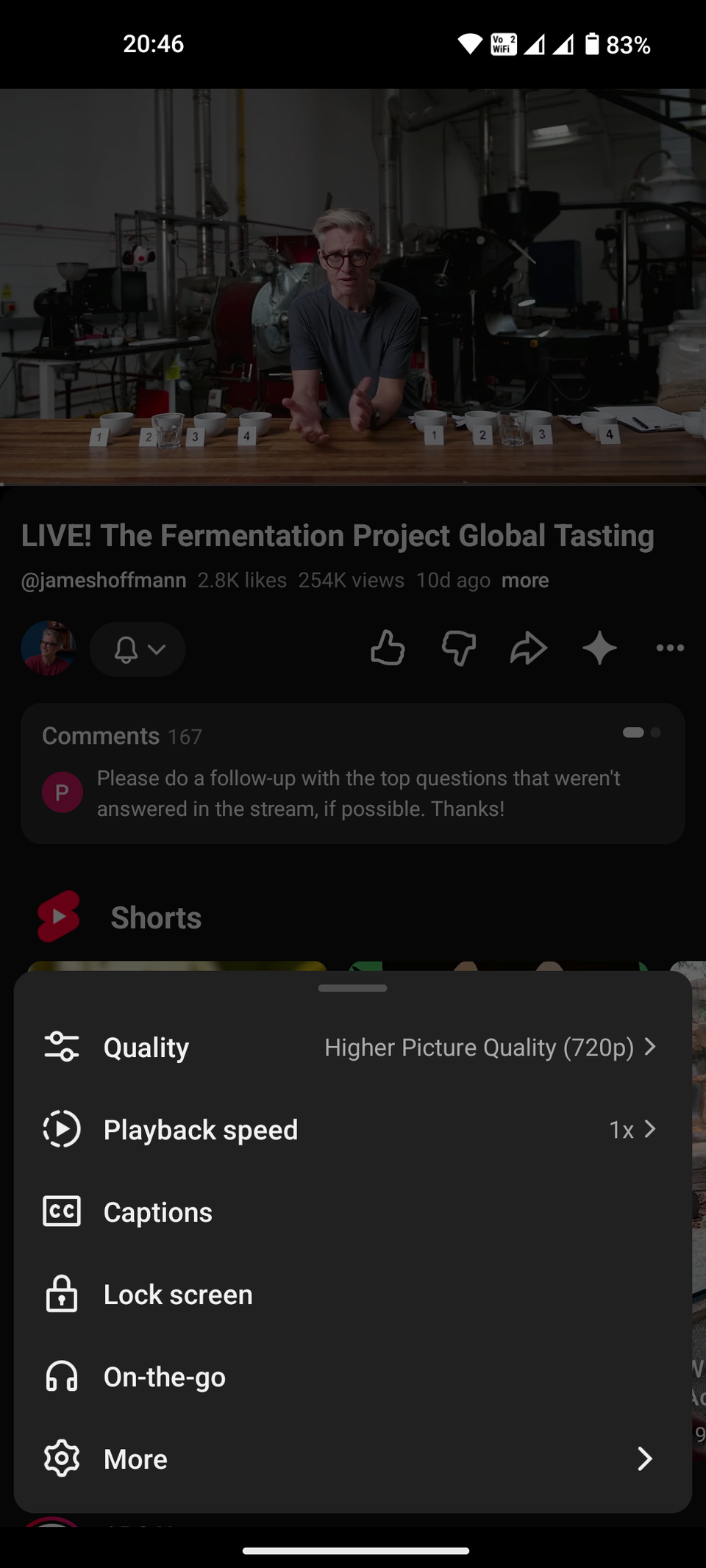 Funzionalità di velocità automatica di YouTube Premium