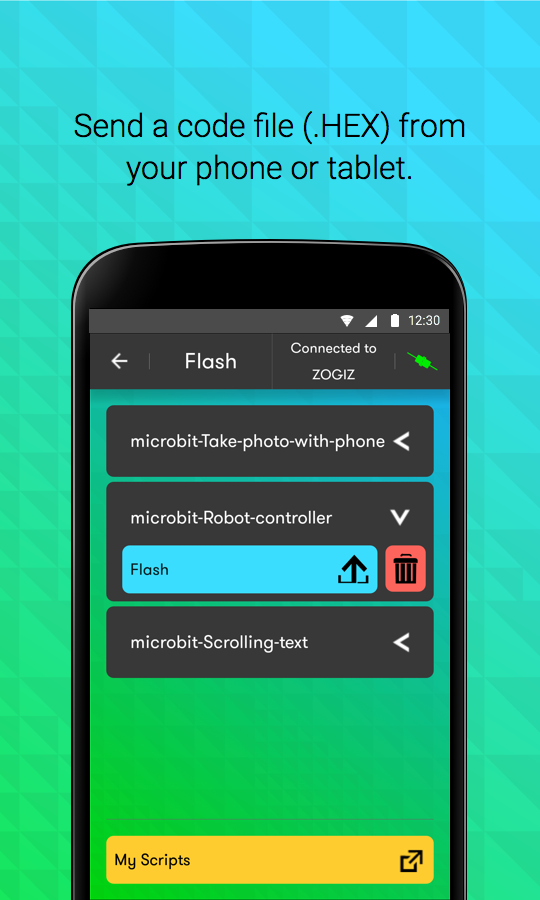 Samsung's BBC micro:bit Android App Helps You Flash Code To The System ...