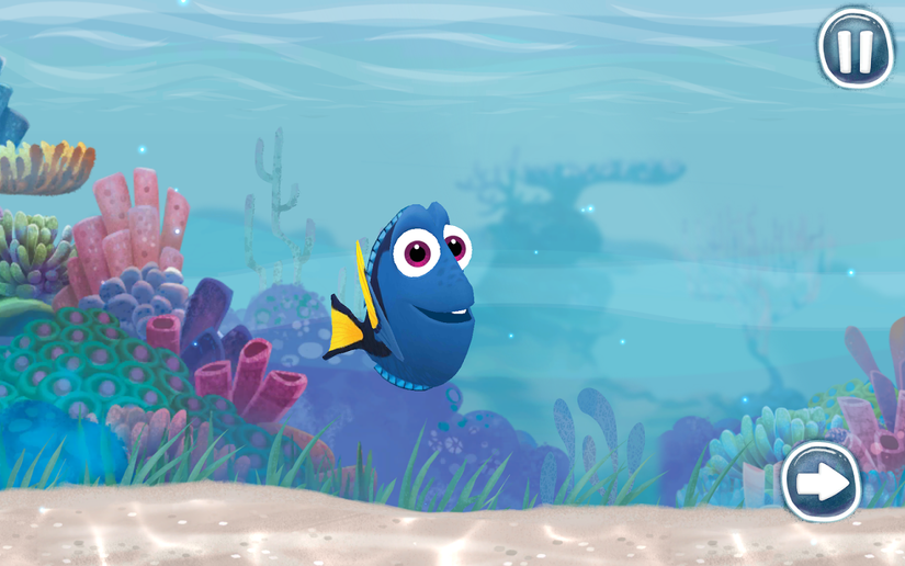 Dory the fish from Finding Dory