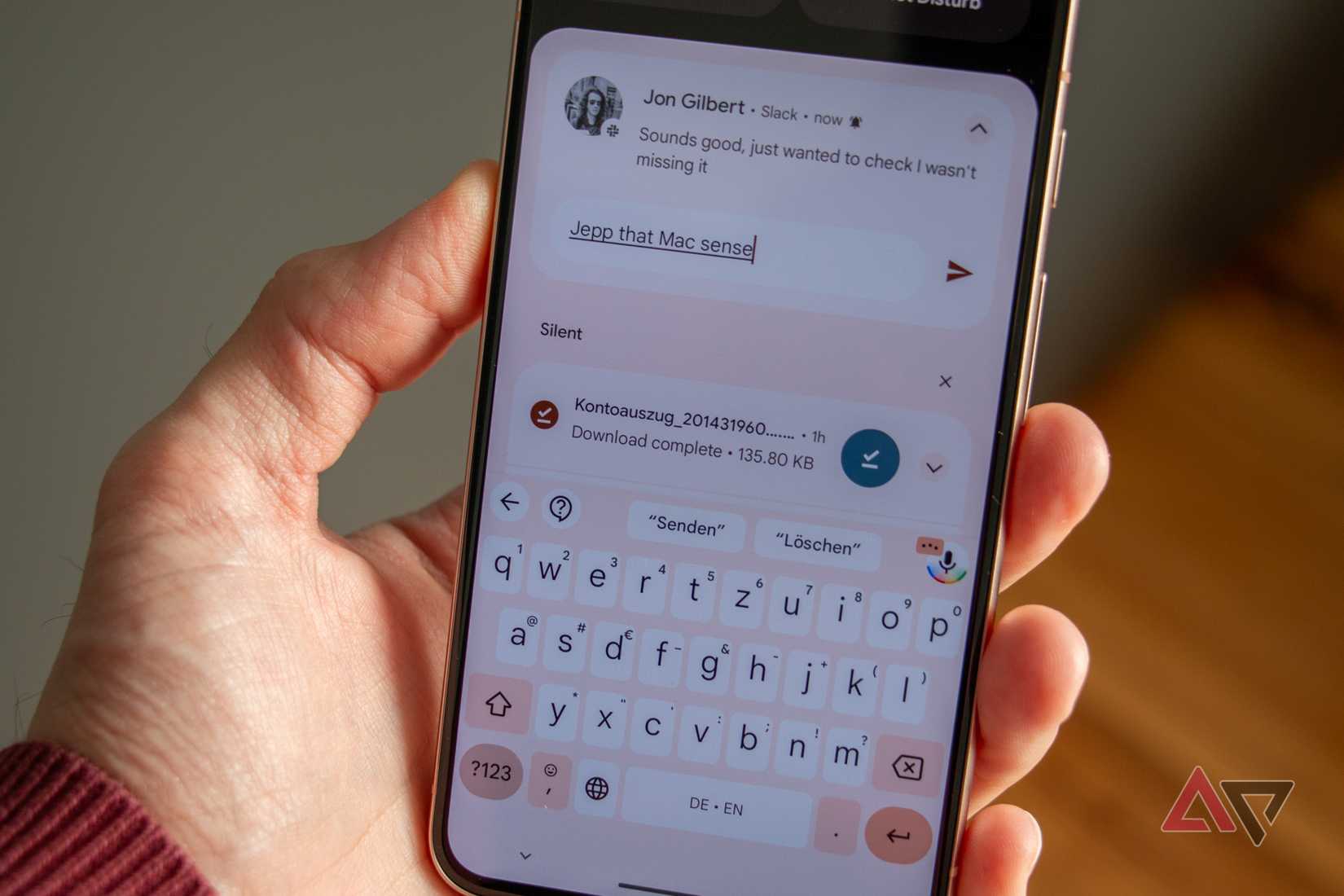 Gboard on Google Pixel 8