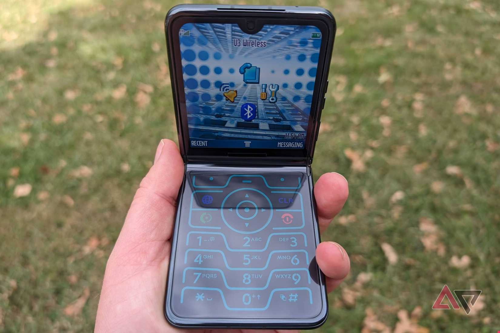 I used my first folding phone, and here's how it went