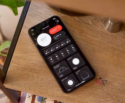 A phone displaying the Nothing Phone 2a's weather app
