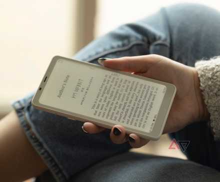 Pessoa lendo no Boox Palma