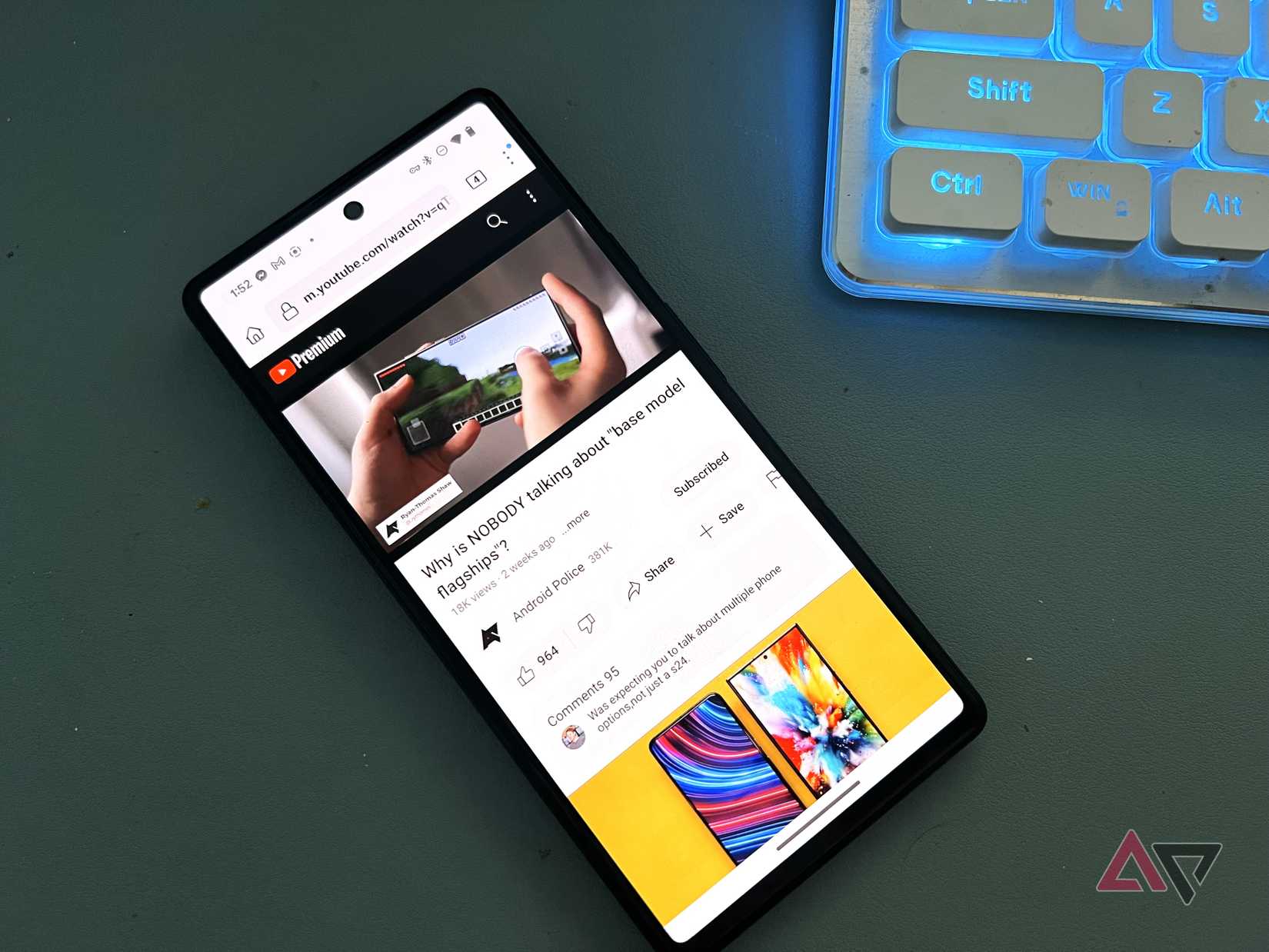 YouTube reclaims screen space on Android with a transparent status bar