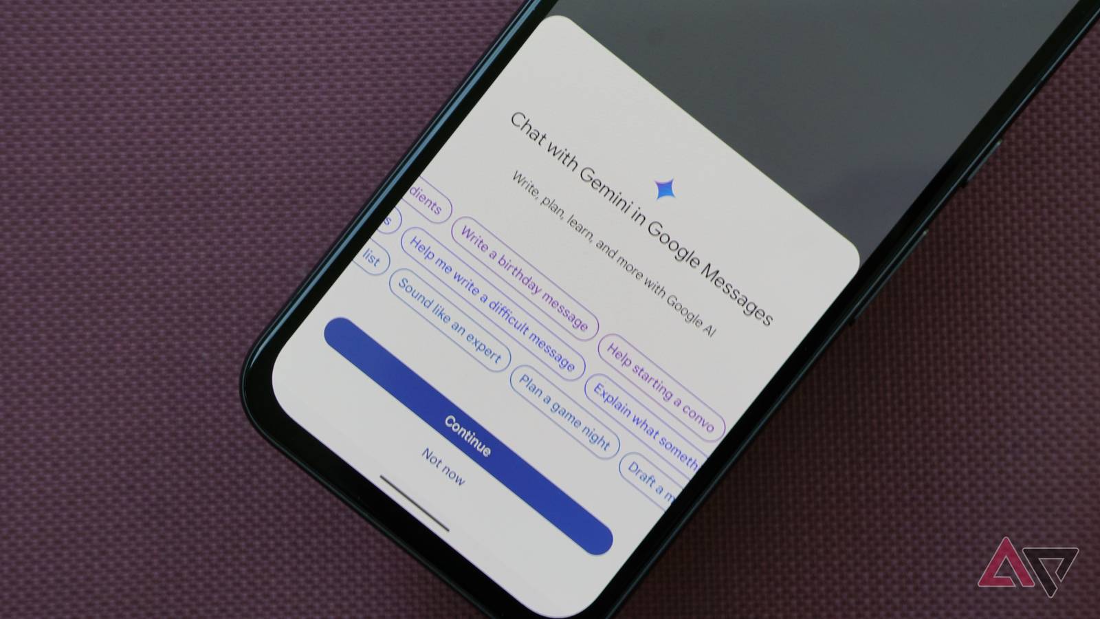 Google is expanding Gemini access inside Google Messages to more devices