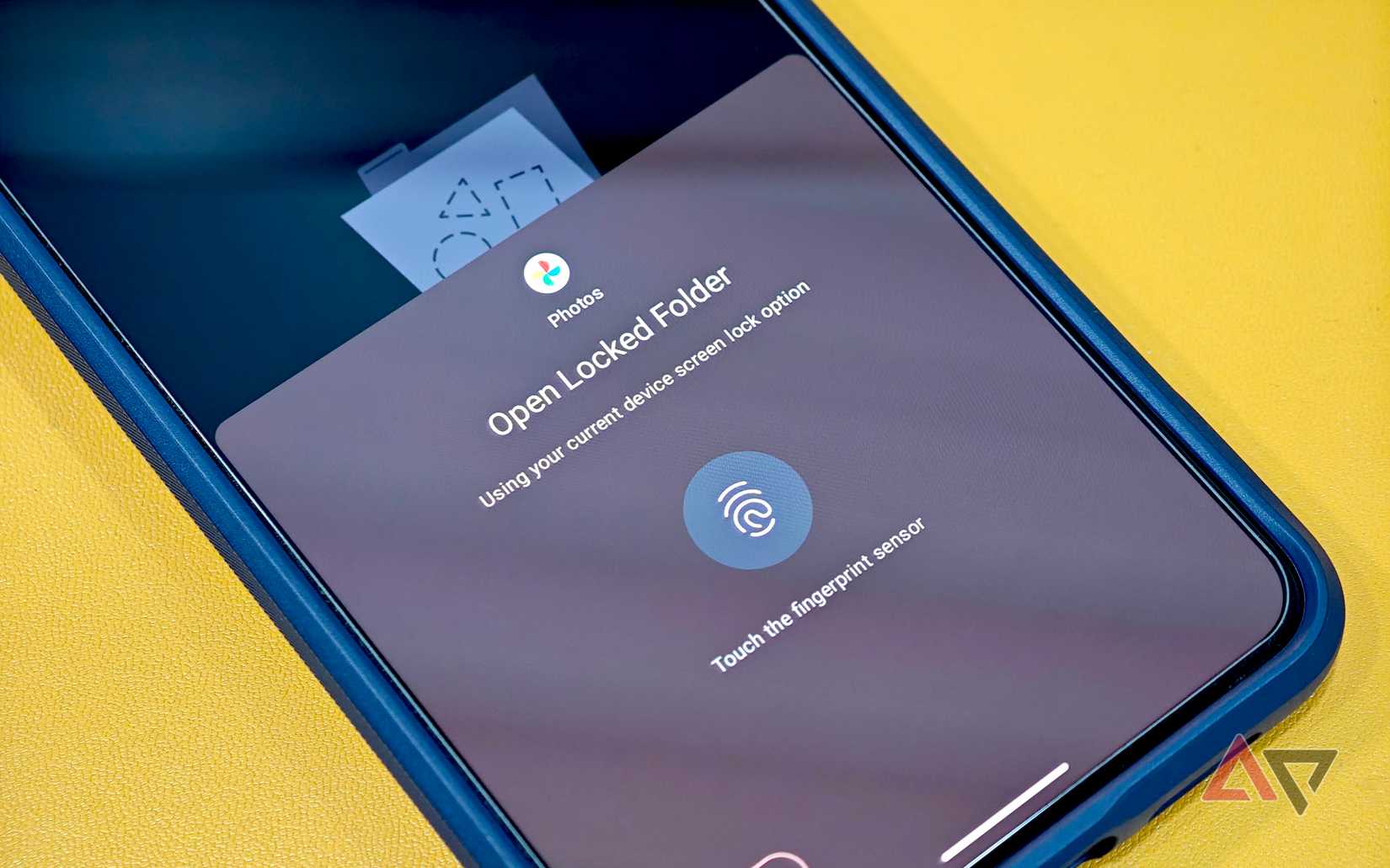 Pasta bloqueada no Google Fotos