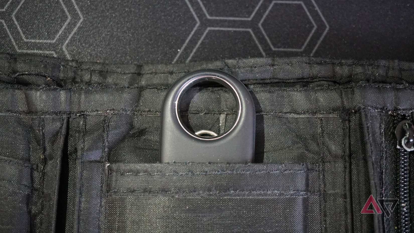 Um close do Samsung Galaxy SmartTag 2