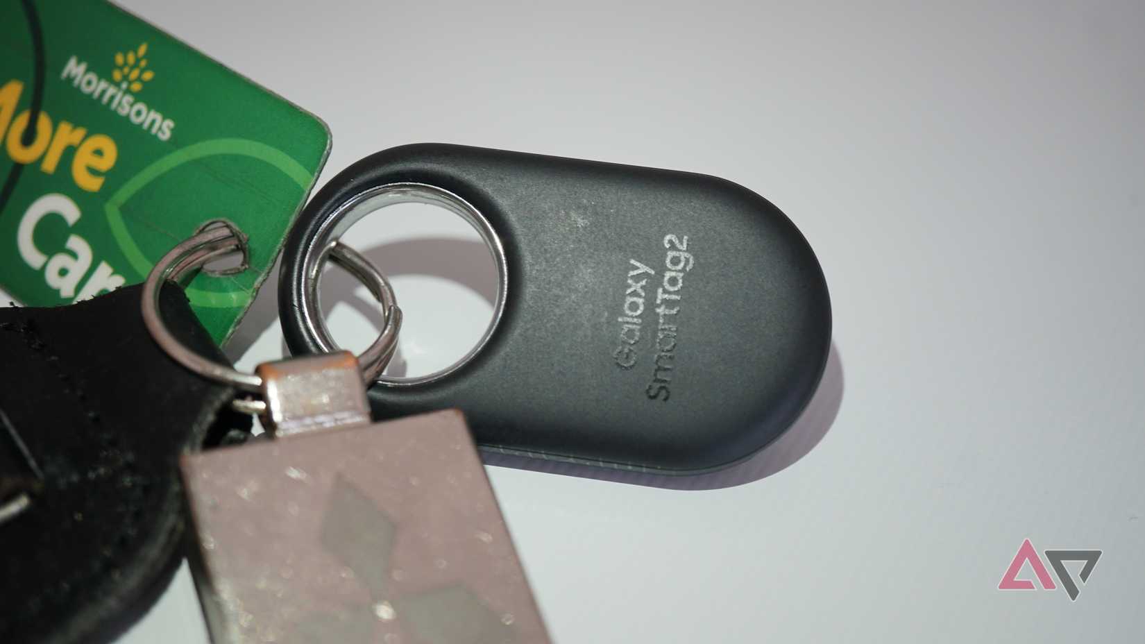 Um close do Samsung Galaxy SmartTag 2