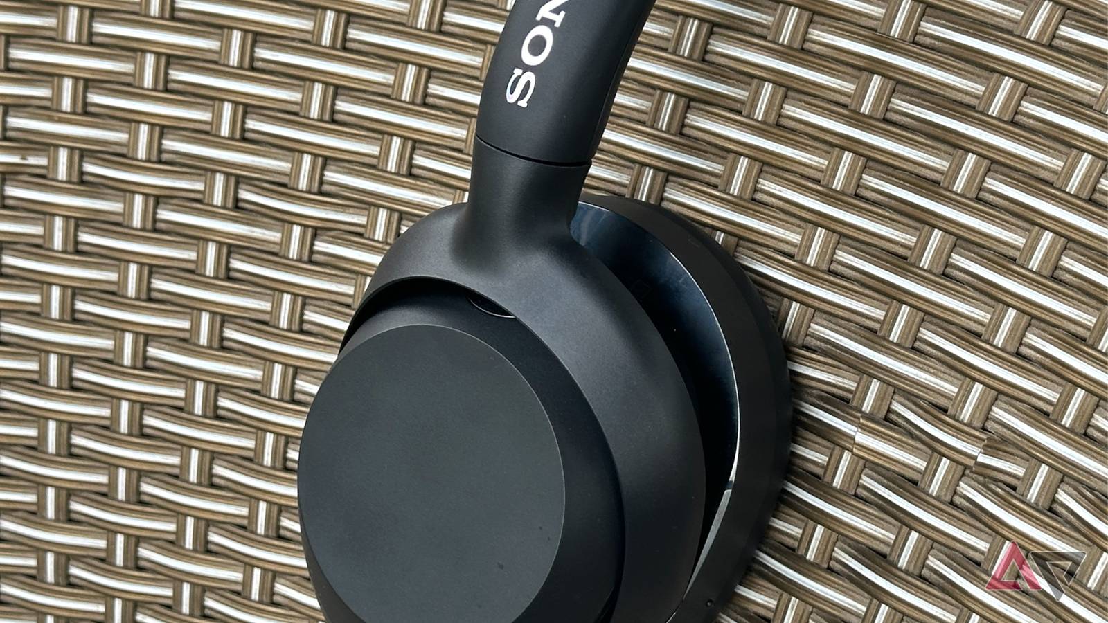 Sony Ult Wear headphones on a netted chair