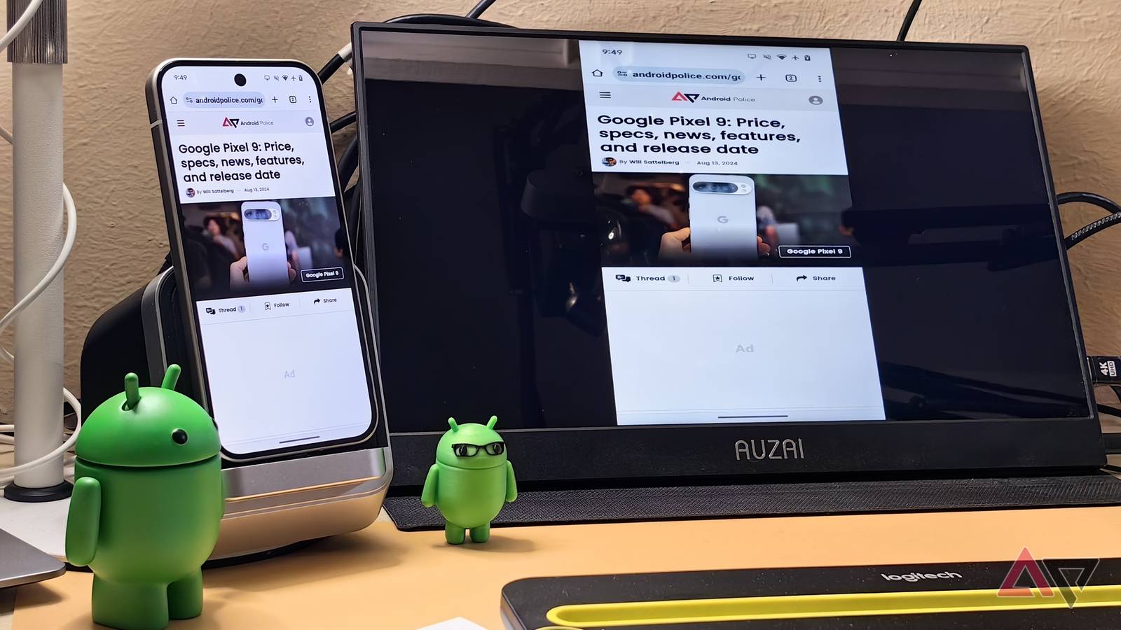 The Google Pixel 9 supports display output out of the box, but it isn't ...